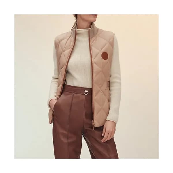 Hermes Womens Patch Logo Modern Duck Down Padding… - 1
