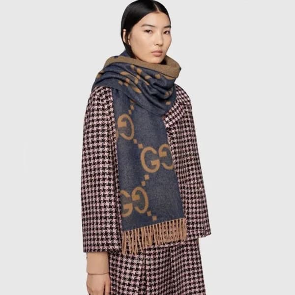 구찌 여성 그레이 머플러 - Gucci Womens Gray Muffler - gu115x - 1