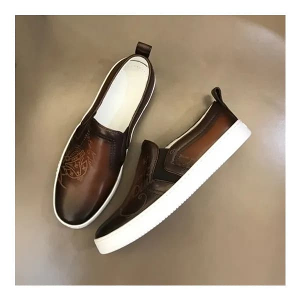 벨루티 남성 브라운 로퍼 - Berluti Mens Brown Loafer - ber167… - 1