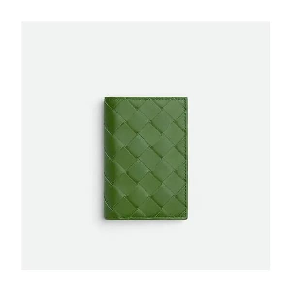 보테가베네타 남성 그린 카드 지갑 - Bottega Veneta Mens Green Car… - 1
