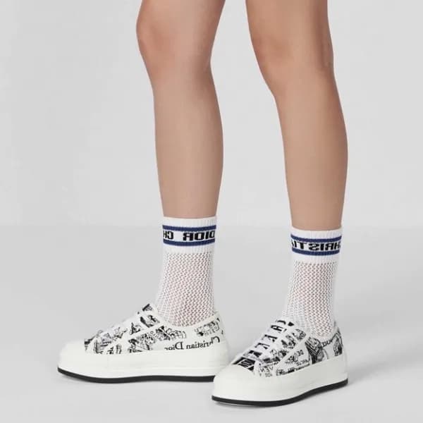 디올 여성 블랙 스니커즈 - Dior Womens Black Sneakers - di352… - 1