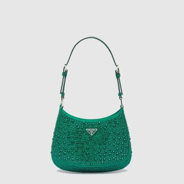 프라다 여성 클레오 새틴 백 1BC169 - Prada Womens Cleo satin b… - 1