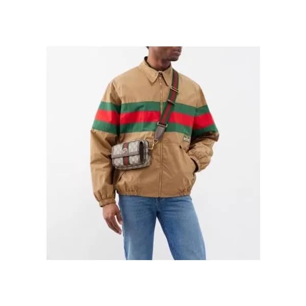 구찌 남성 카키 집업 자켓 - Gucci Mens Khaki Jackets - Gu905x - 1