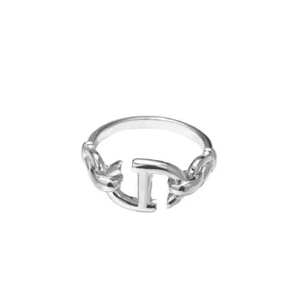 에르메스 여성 화이트 골드 반지 - Hermes Womens White Gold Ring … - 1