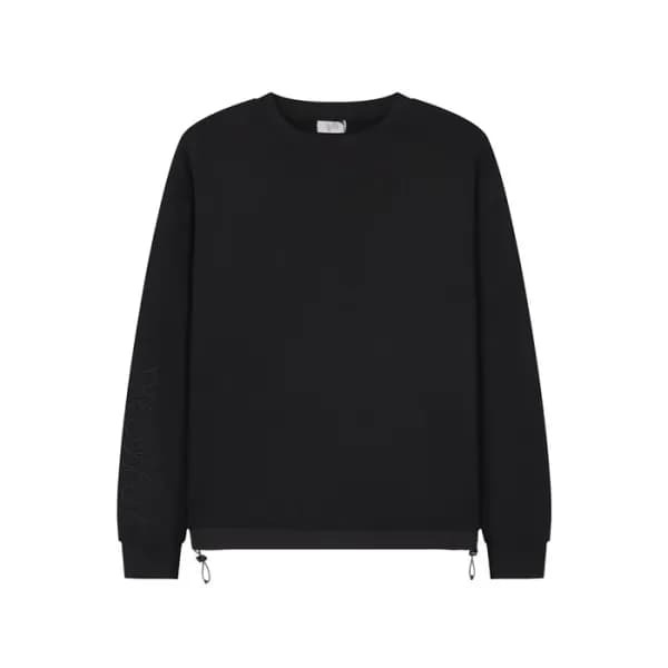 디올 남성 클래식 블랙 맨투맨 - Dior Mens Black Tshirts - di881… - 1
