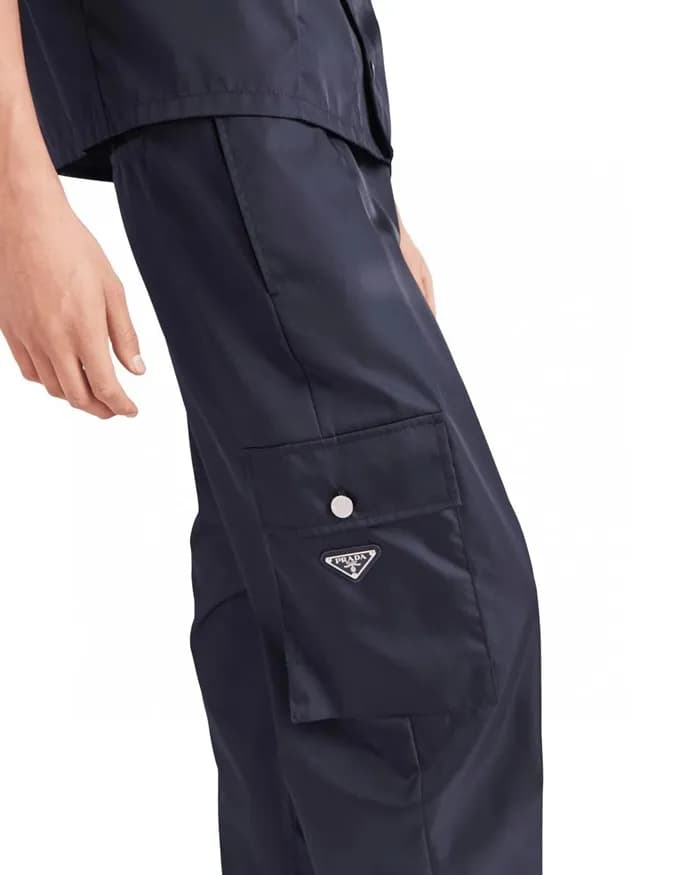 프라다 남성 캐츄얼 네이비 팬츠 - Prada Mens Navy Pants - prc340… - 1