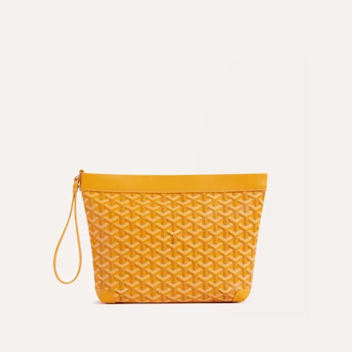 고야드 남/녀 옐로우 콘티 파우치 - Goyard Unisex Conti Pouch - g… - 1