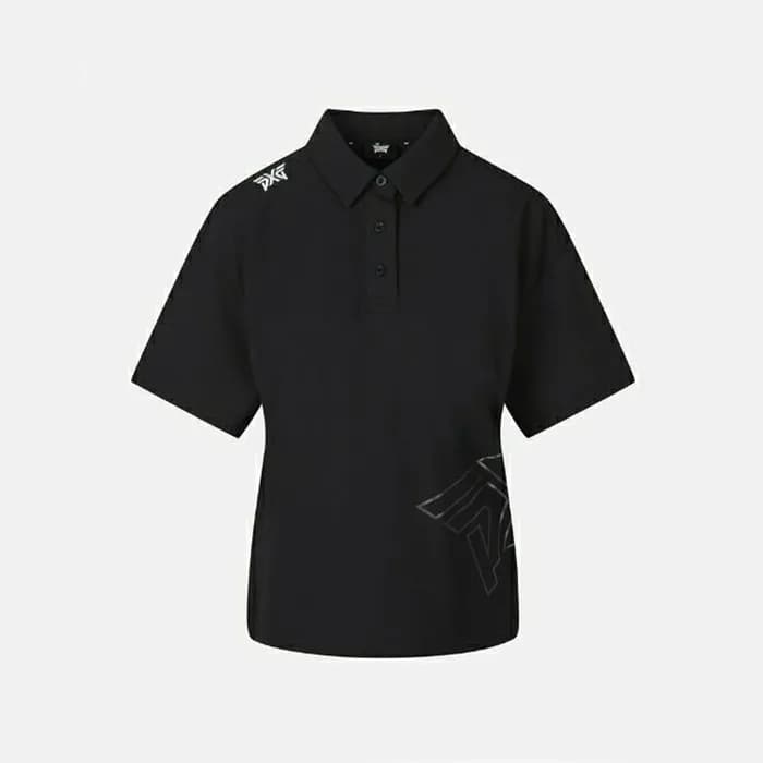 PXG 여성 썸머 빅로고 카라 쇼츠슬리브 티셔츠 - gol879x - 1