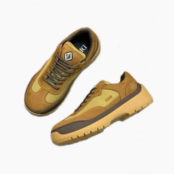 디올 남성 카멜 스니커즈 - Dior Mens Camel Sneakers - dis885x - 1