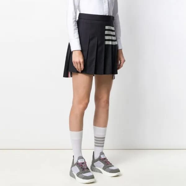 톰브라운 여성 네이비 스커트 - Thom Browne Womens Navy Skirts -… - 1