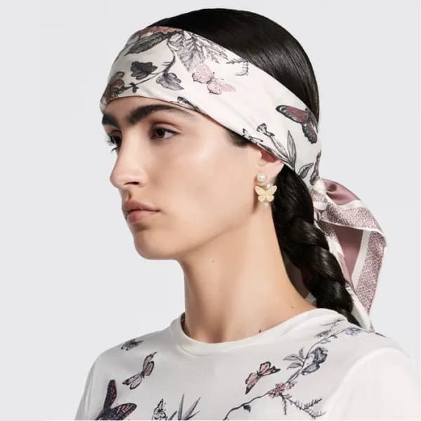 디올 여성 핑크 스카프 - Dior Womens Pink Scarf - acc2255x - 1
