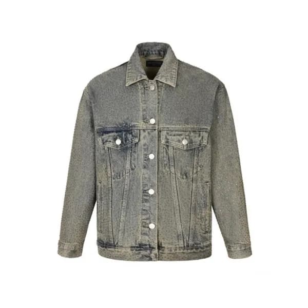 발렌시아가 남성 데님 재킷 - Balenciaga Mens Denim Jacket - ba… - 1