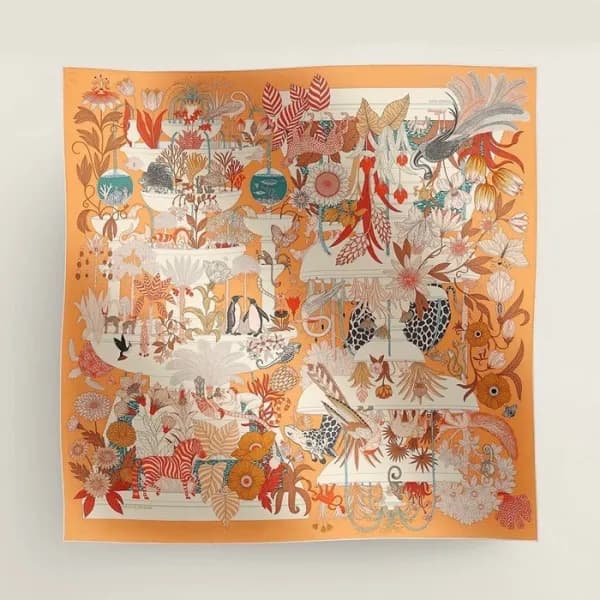 에르메스 여성 실크 스카프 - Hermes Womens Silk Scarf - acc238… - 1