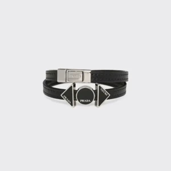 프라다 남성 이니셜 팔찌 - Prada Mens Initial Bangle - acc372…