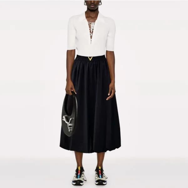 발렌티노 여성 베이직 롱 스커트 - Valentino Womens Basic Skirt -… - 1