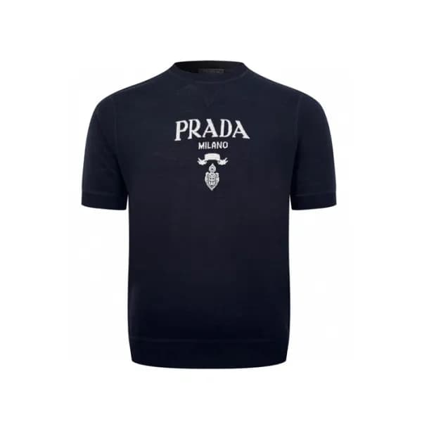 프라다 남성 라운드 반팔티 - Prada Mens Round Tshirt - prc6187… - 1