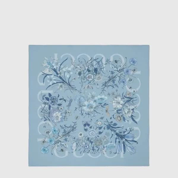 구찌 여성 프린트 실크 까레 - Gucci Womens Printed Silk Carré … - 1