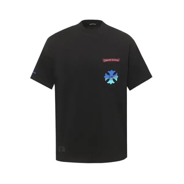 크롬하츠 남성 라운드 반팔티 - Chrom Hearts Mens Round Tshirt -… - 1