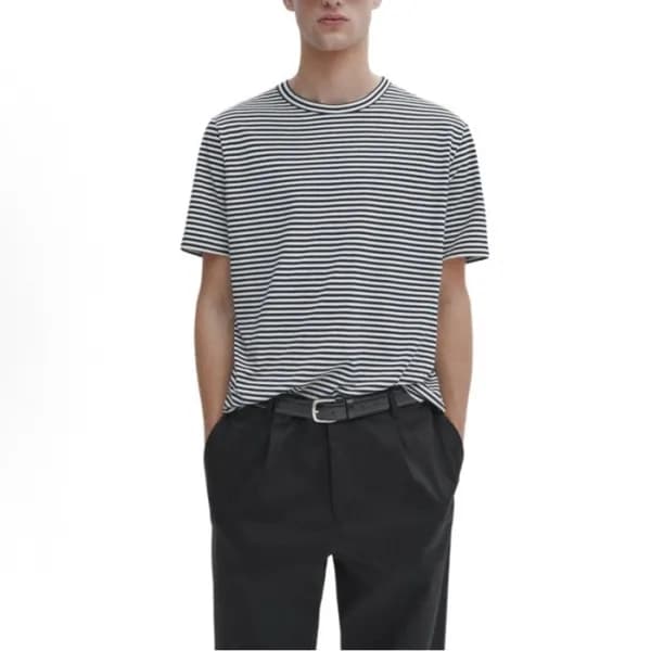 로로피아나 남성 라운드 반팔티 - Loro Piana Mens Round Tshirt - … - 1