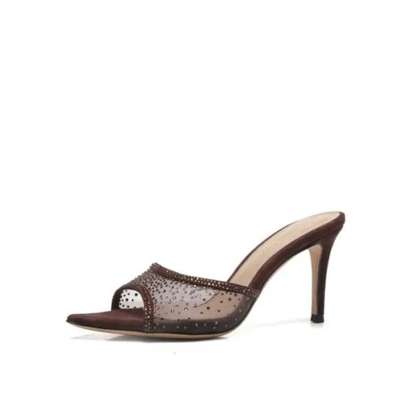 지안비토 로시 여성 크리스탈 샌들 - Gianvito Rossi Womens Crystal… - 1