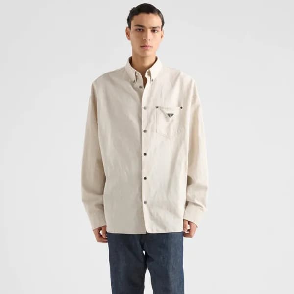 프라다 남성 클래식 셔츠 - Prada Mens Classic Shirts - prc766… - 1