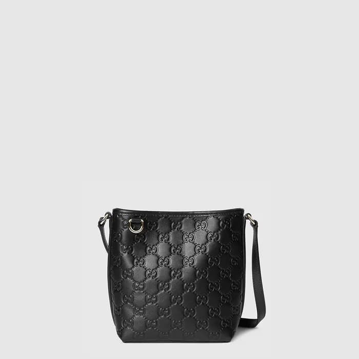 구찌 여성 GG 엠블럼 나노 버킷백 - Gucci Womens GG Emblem Nano … - 1