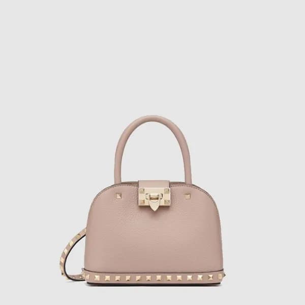 발렌티노 여성 가라바니 락스터드 가죽 스몰 핸드백 - Valentino Womens Gar… - 1