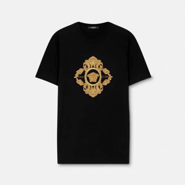 베르사체 남성 반팔 티셔츠 - Versace Mens Round Tshirts - vec1… - 1
