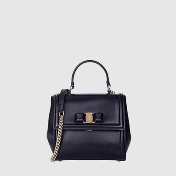 페라가모 여성 간치니 탑핸들 백 - Ferragamo Womens Gancini Top H… - 1