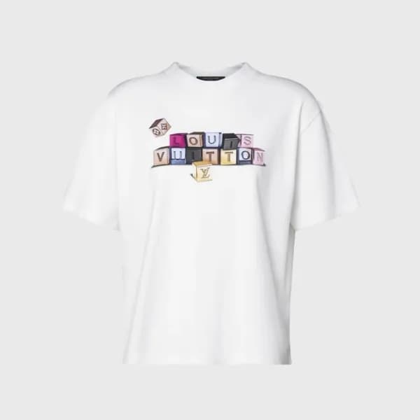 루이비통 여성 반팔 셔츠 - Louis vuitton Womens Round Tshirt … - 1