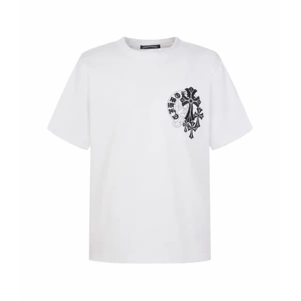 크롬하츠 남성 라운드 반팔티 - Chrom Hearts Mens Round Tshirt -… - 1