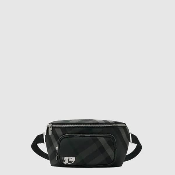 버버리 남성 그리드 벨트 백 - Burberry Mens Grid Belt Bag - bu… - 1