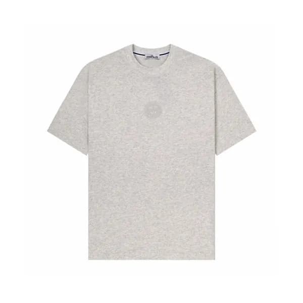 스톤아일랜드 남성 라운드 반팔 티셔츠 - Stone Island Mens Round Tsh… - 1