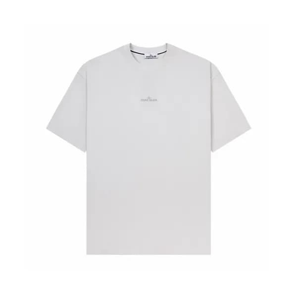 스톤아일랜드 남성 라운드 반팔 티셔츠 - Stone Island Mens Round Tsh… - 1