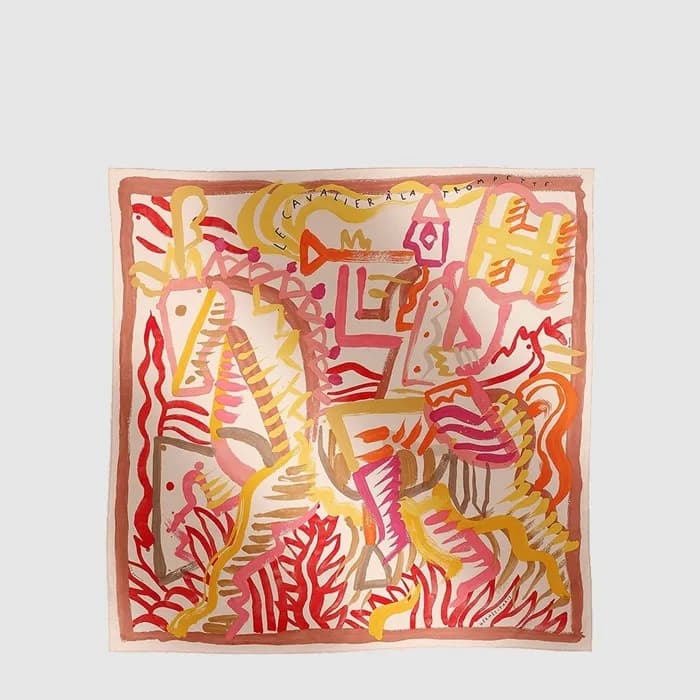 에르메스 여성 르 캐벌리어 라 트럼펫 스카프 - Hermes Womens Le Cavalier a la Trompette scarf - acc8843x - 1