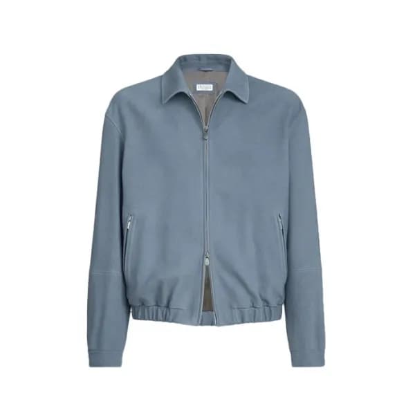 브루넬로쿠치넬리 남성 가죽 자켓 - Brunello Cucinelli Mens Leather Jacket - brc17523x - 1