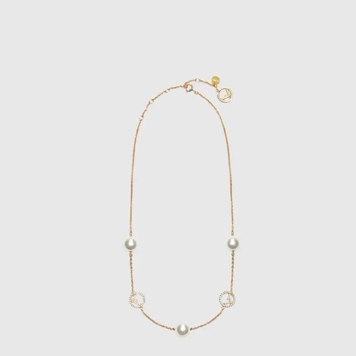 펜디 여성 더블 F 네크리스 - Fendi Womens Double F Necklace - acc10340x - 1