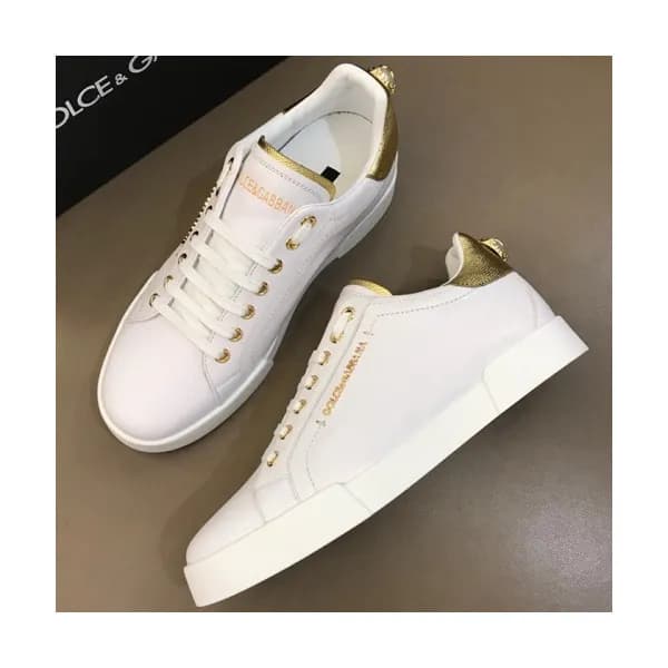DOLCE&GABBANA 2018 PEARL LEATHER SKEAKERS - 돌체앤가바나… - 1