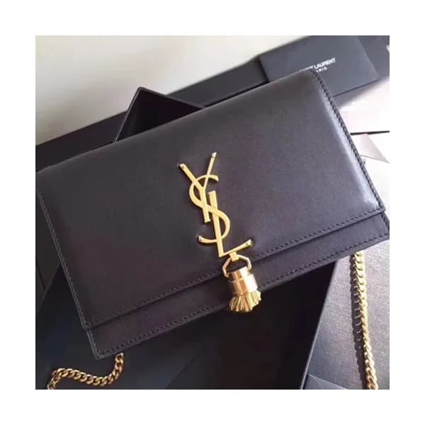 Saint Laurent Women Kate Monogram Chain Shoulder B… - 1