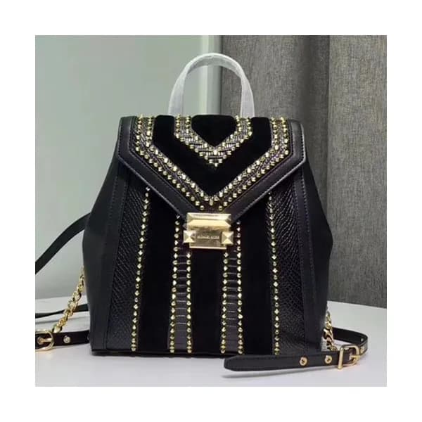 Michael Kors Leather Whitney Back Pack, 24CM - 마이클… - 1