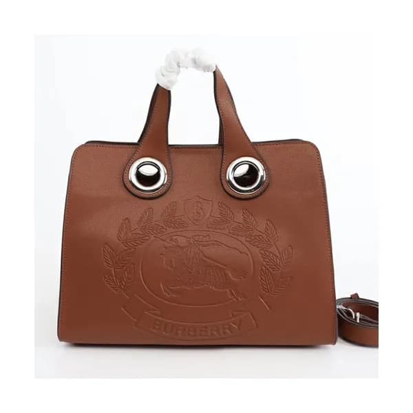 Burberry Leather Tote Shoulder Bag, 35cm - 버버리 레더… - 1