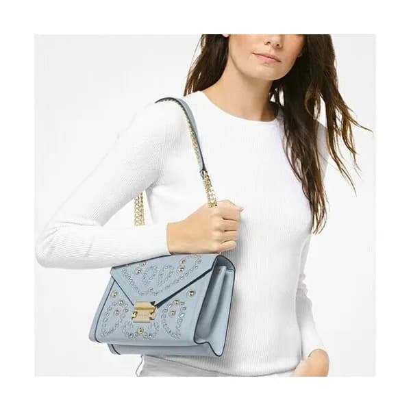 Michael Kors 2018 Leather Whitney Chain Shoulder B… - 1