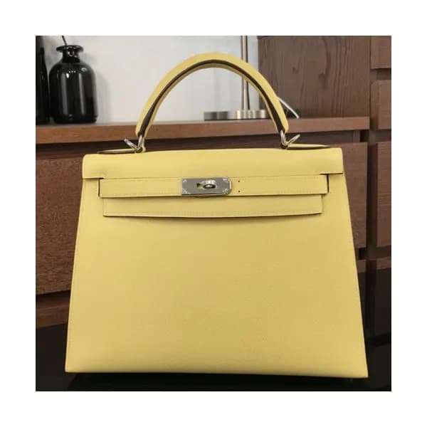 Hermes Kelly Epsom Leather Tote Shoulder Bag ,28cm… - 1