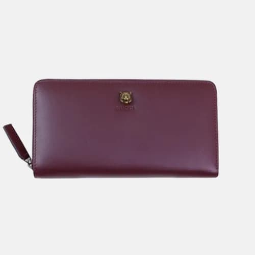 Gucci 2019 Mens Tiger Detail Zip Around Wallet 428… - 1