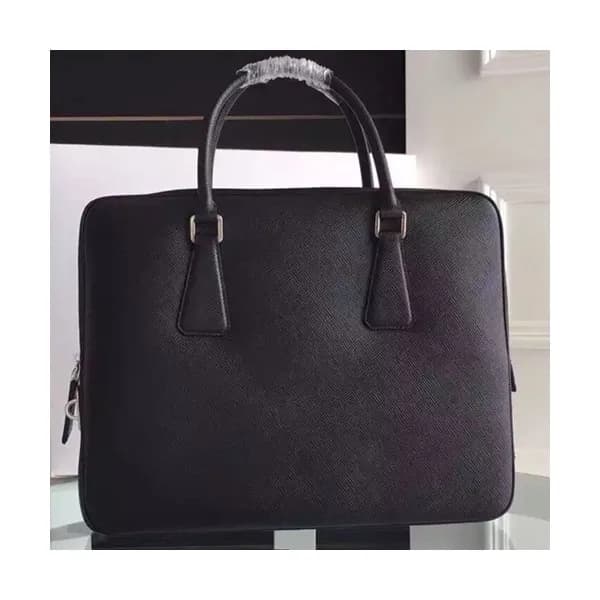 Prada Saffiano Mens Business Bag ,36CM - 프라다 사피아노 … - 1