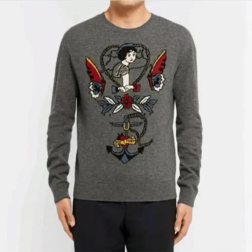 Valentino 2019 Mens Cruz Knit sweater - 발렌티노 남성 크루… - 1