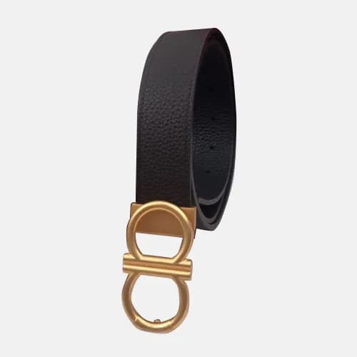 Salvatore Ferragamo 2019 Mens Gancio Buckle Leathe… - 1