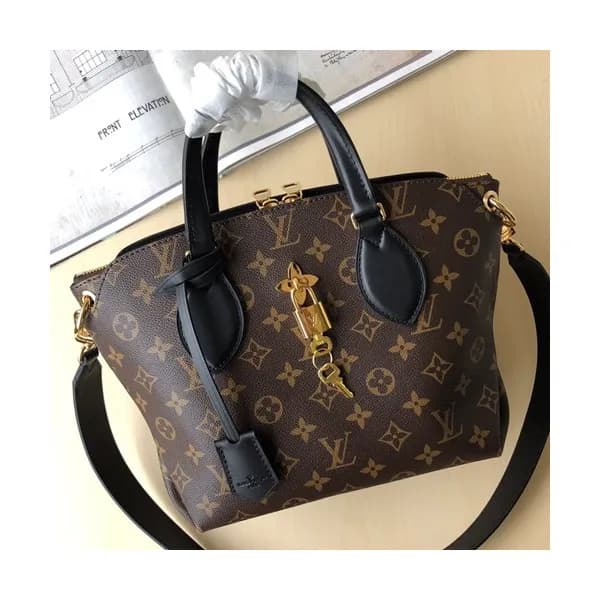 Louis Vuitton Monogram Flower Zipped Tote Shoulder… - 1