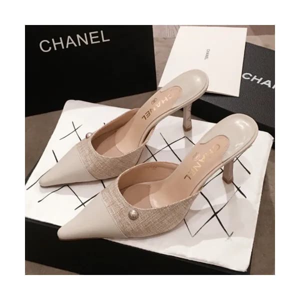 [최상급]Chanel 2019 Women's Pearl Jacquard Bloafe… - 1