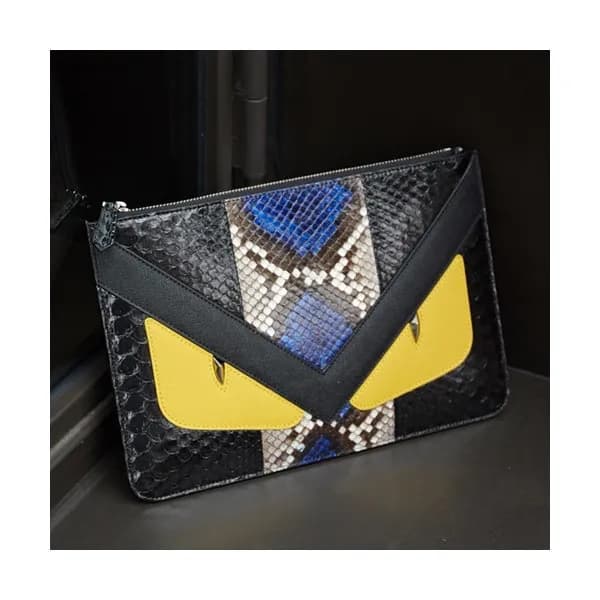 Fendi 2019 Leather Clutch Bag ,29.5CM - 펜디 2019 레더… - 1